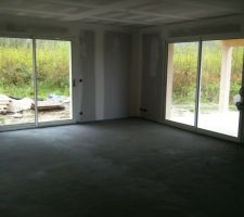 La chappe lisse avant le carrelage