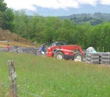 Montage des murs du sous-sol