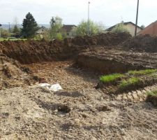 Le terrassement de la cave! Ca y est les travaux commencent !