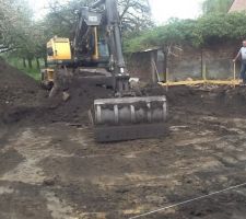 A 11h terrassement fini.