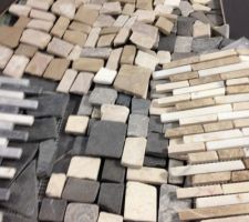 Galets gamme constructeur pour la douche italienne: beige ou gris??