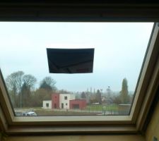 Vue velux chambre de ma fille