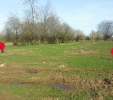 On s'imagine la maison. Environ 12m20 de long...