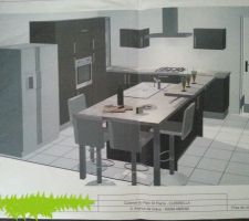 Cuisine commandé grace au bon cadeau d'habitat picard