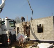 Coulage de dalle haut de rdc