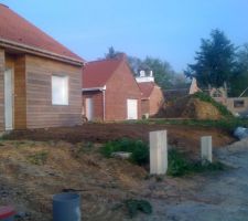 Aménagement du jardin.