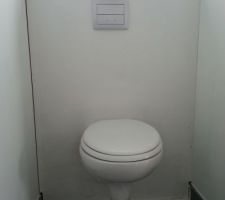 Wc suspendu, sous couche