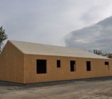 Volige côté nord, terminée.