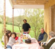 Pause déjeuner : pique nique familial....