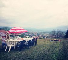 1 er barbecue pour fêter notre permis de construire!