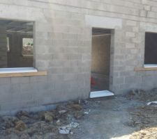 Seuils de porte et fen&ecirc;tres pos&eacute;s