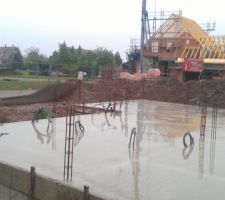 La dalle sous la pluie, il parait que c'est bon...
