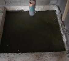 Dalle pour reservation receveur de douche
