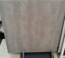 Le carrelage du RDC 60x60 rectifié !