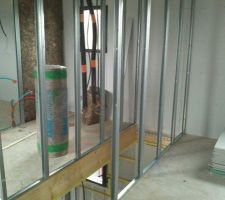 Cloisons attenantes a la tremie