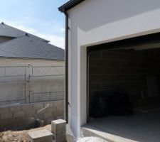 Gouttière garage