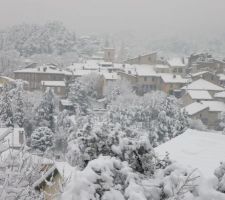 Les Camoins (Marseille) sous la neige