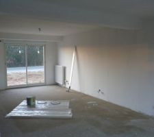 Deuxième sous-couche pour le salon.