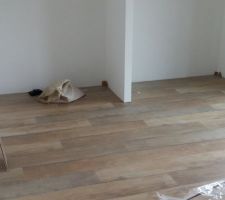 Le parquet de notre chambre