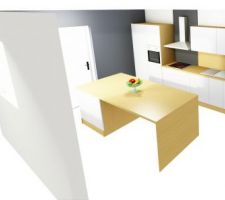 Implantation de la cuisine
