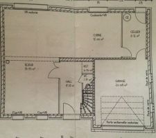 Plan du rez de chaussé