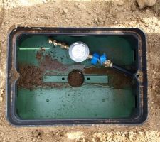 Compteur d'eau incomplet