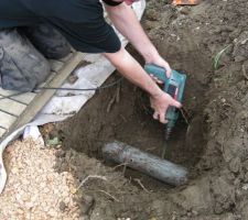Trop faible pente et coudes à 90°= PROBLEMES