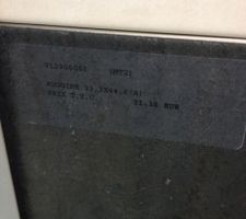 Sol de la salle de bain à l'étage