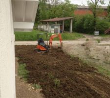 Le terrassier &agrave; l??uvre !