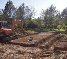 Ouverture des fouilles