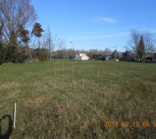 Notre terrain vue vers l'est