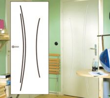 Les portes que nous avons command&eacute; chez Graphic mod&egrave;le Kaori