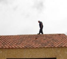 Finition du faitage