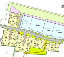 Plan des differents lots