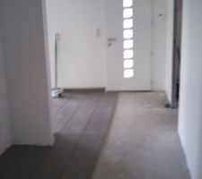 Carrelage de l'entrer.