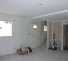 Première couche plafond