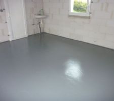Peinture sol du garage