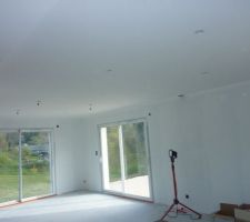 Deuxième couche plafond