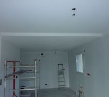 Deuxième couche plafond
