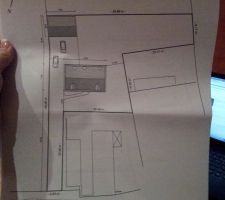 Et voil&agrave; plan de masse
r&eacute;sidence picarde a fait la demande du permis de construire pour notre garage qui reste &agrave; notre charge