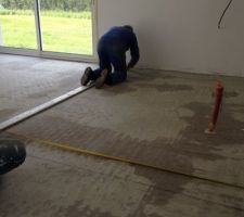 Pr&eacute;paration pour carrelage piece principale
