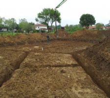 On coule les fondations