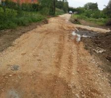 Chemin temporaire : il y a eu du lourd.
