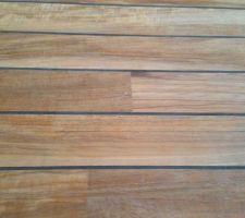 Joints pont de bateau dans SDB