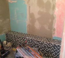 Pr&eacute;paration salle de bains parentale