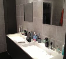 Salle de bains parentale