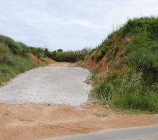 Coiulage des fondations, reste mis sur le chemin d acces