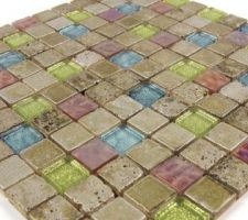 Mozaique pour la deuxieme salle de bain la photo ne rend vraiment pas bien