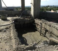 Une idée de la vue depuis la future baignoire