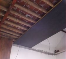 Pose plafond tendu